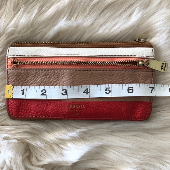 Fossil multi stripe pebble leather wallet - Picture 9 of 12
